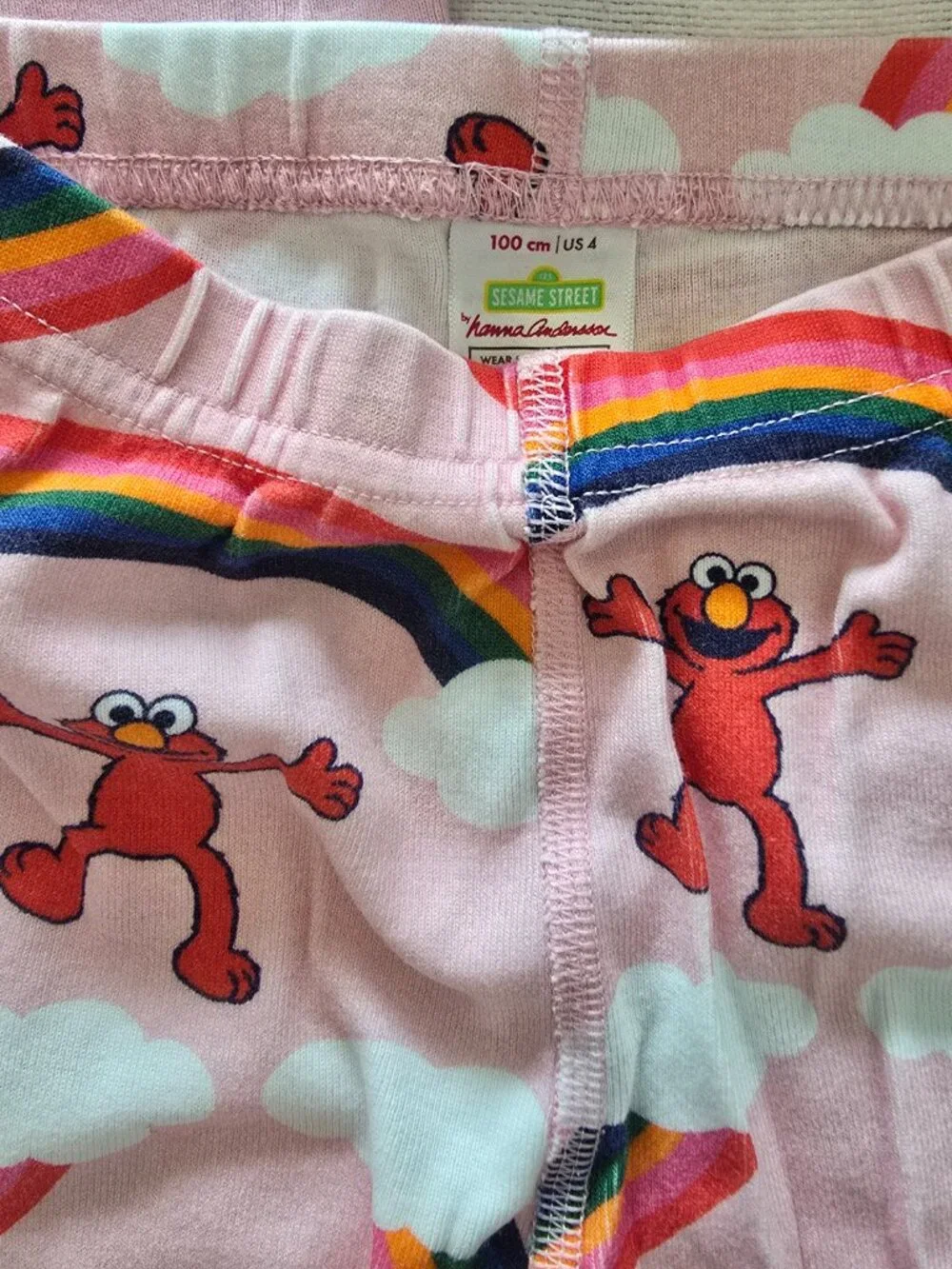 Size 4 Hanna Andersson Sesame Street Long Pajama Set